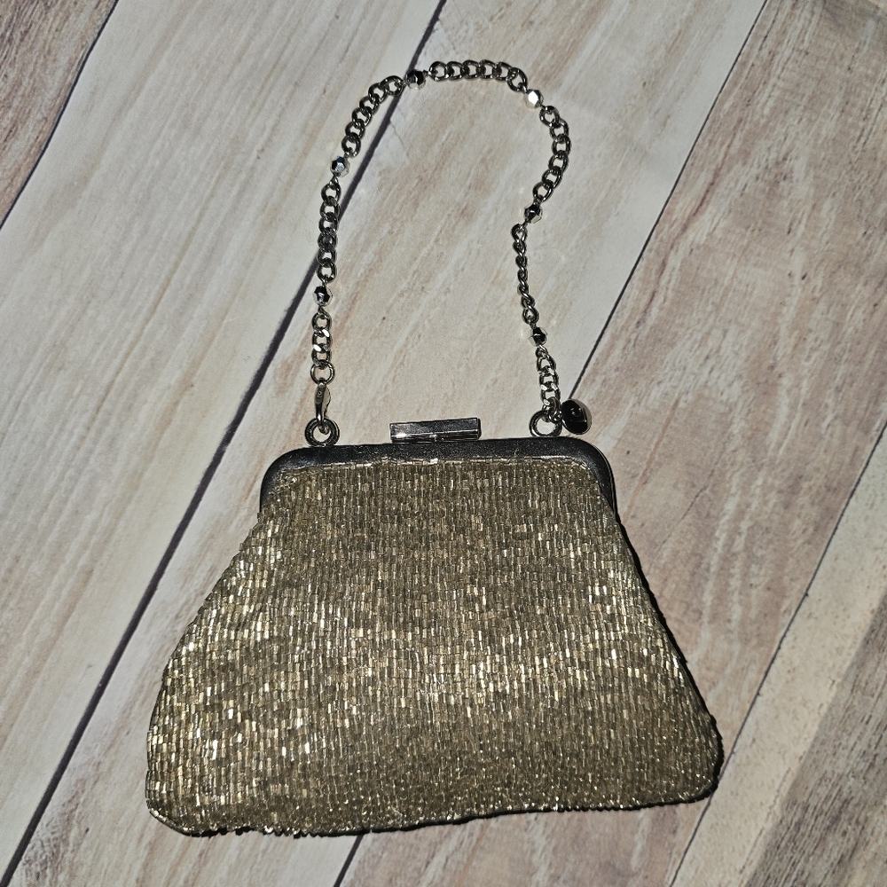 Liz Claibourne Beaded Elegant Evening Clutch